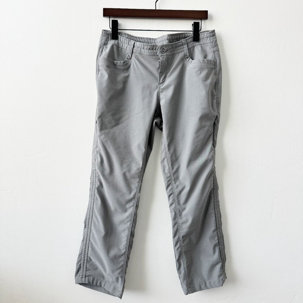 KÜHL Trekr Hiking Pants Womens 8 X-Short Gray Nylon Outdoor Travel Stretch - Picture 3 of 14
